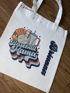 CUSTOM SPORTS MOM GEAR “Boujee Baseball Mami” THREE PIECE SET