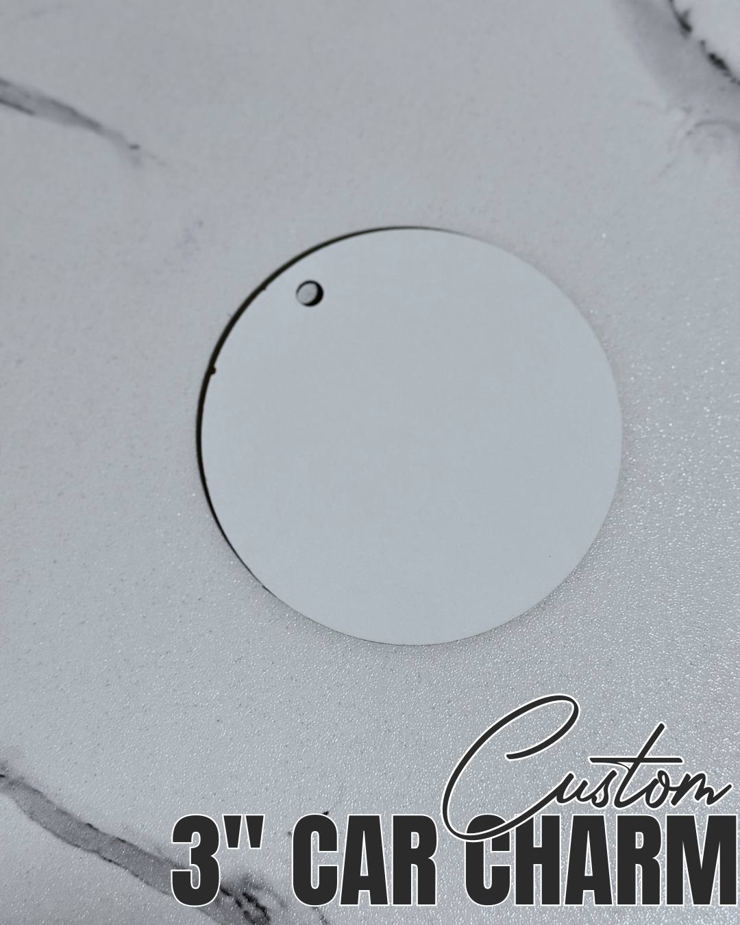 CUSTOM Car Charm 3" | Personalized Keychain Ornament | Custom Photo or Design | Unique Gift for Drivers | Handmade Travel Accessory