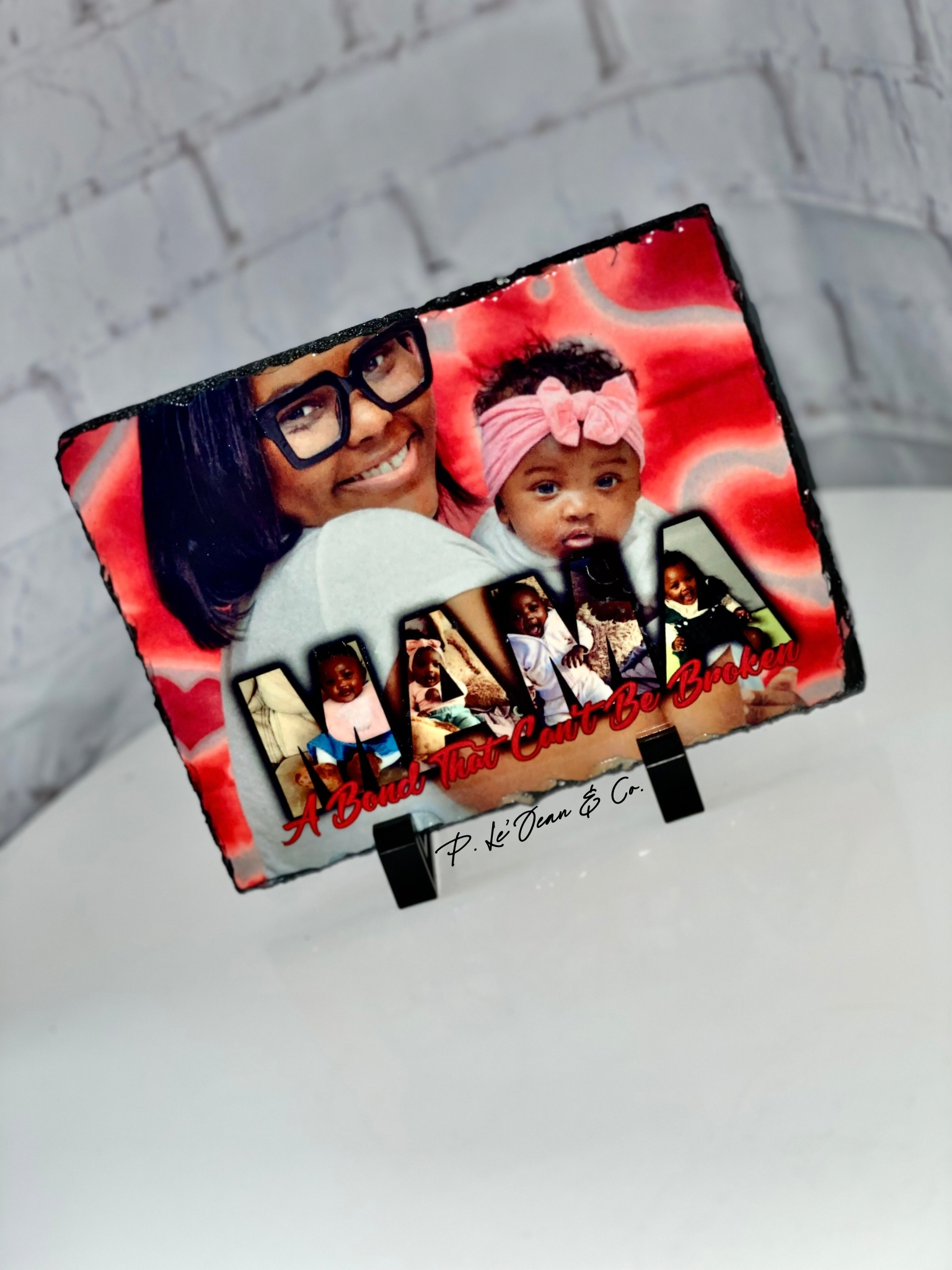 CUSTOM Photo Slate | Personalized Memory Stone | Stone Keepsake | Design Your Own Photo Slate