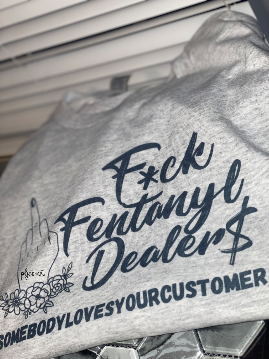 APPAREL FOR A CAUSE “F*ck Fentanyl Dealers” CUSTOM GRAPHC TEE