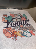 Personalized Healthcare Apparel | The Essentials Collection | Custom Nurse Shirt with Name & Credentials