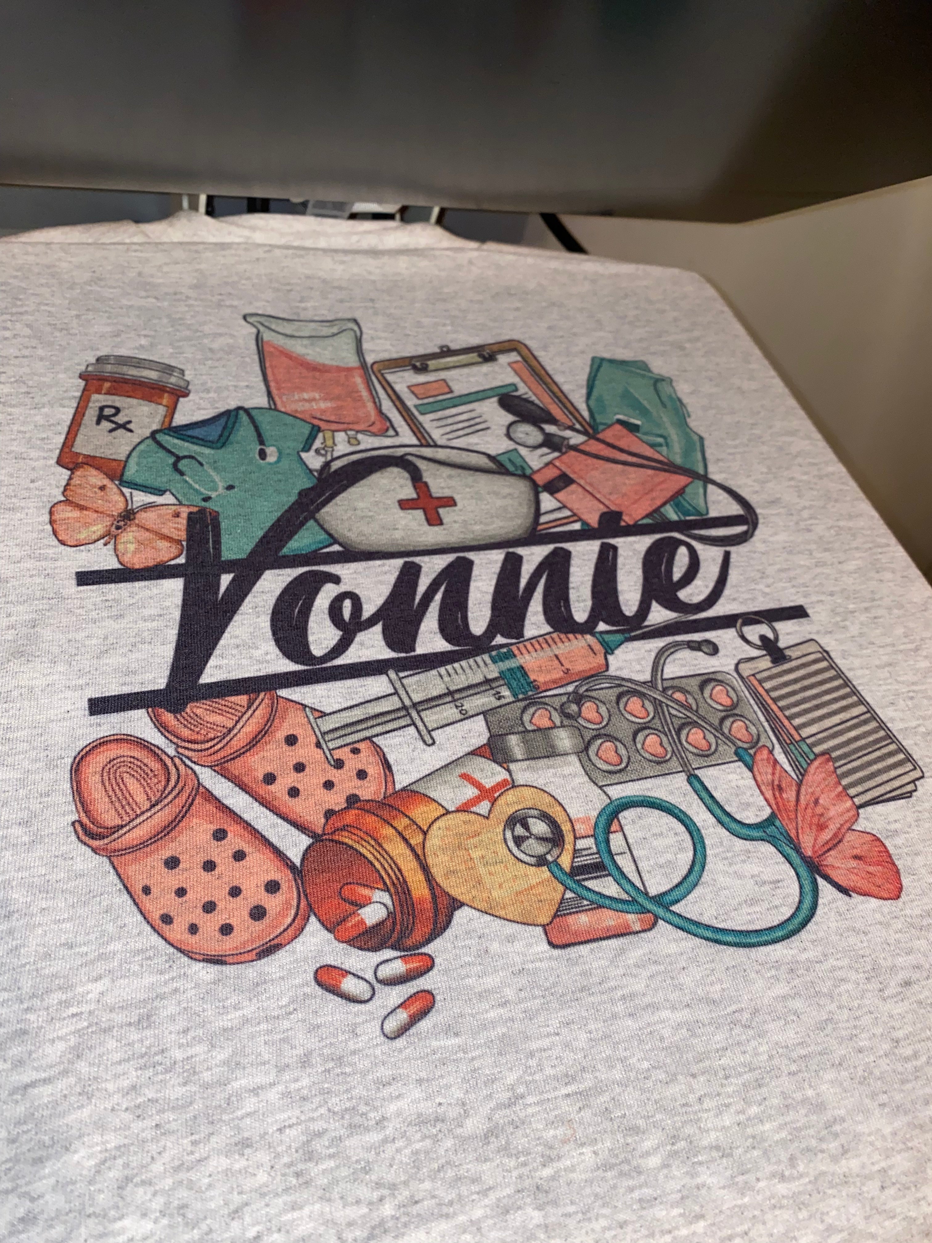 Personalized Healthcare Apparel | The Essentials Collection | Custom Nurse Shirt with Name & Credentials