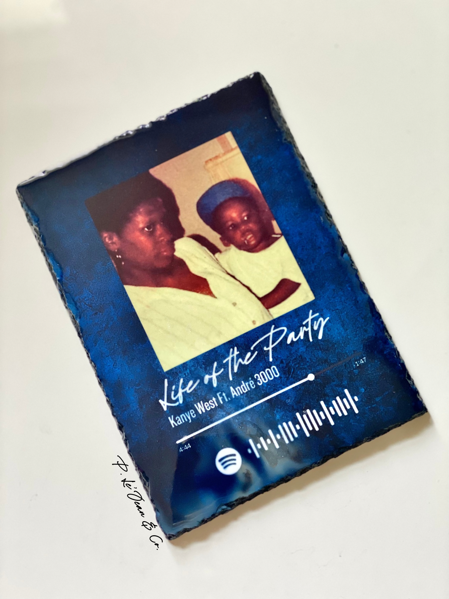 CUSTOM Photo Slate | Personalized Memory Stone | Stone Keepsake | Design Your Own Photo Slate