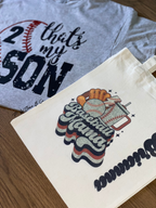 CUSTOM SPORTS MOM GEAR “Boujee Baseball Mami” THREE PIECE SET