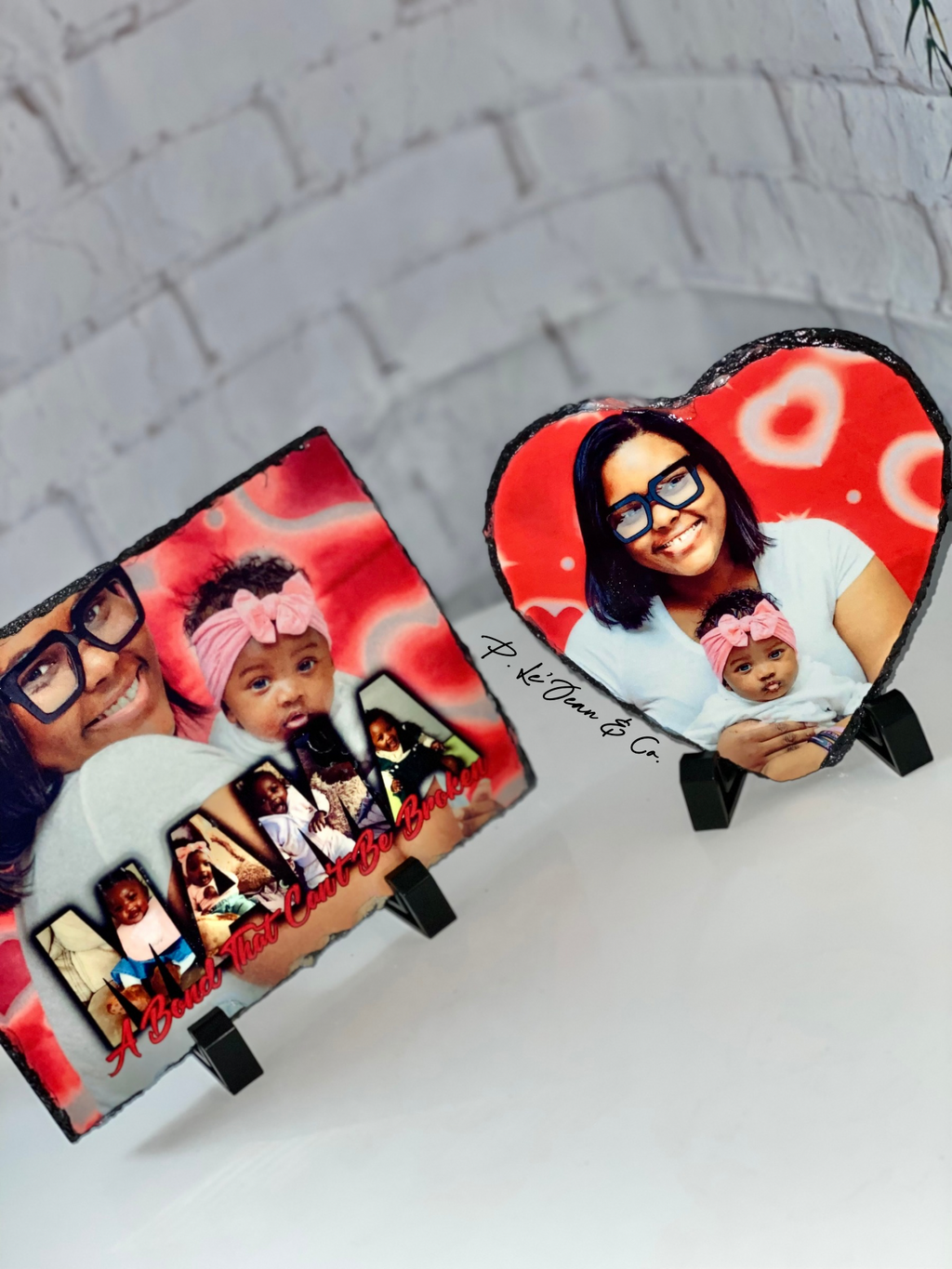 CUSTOM Photo Slate | Personalized Memory Stone | Stone Keepsake | Design Your Own Photo Slate