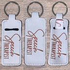 CUSTOM Chapstick Holder Keychain | Personalized Lip Balm Case | Design Your Own Keychain Accessory | Handmade Gift