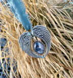 HANGING MEMORIAL PHOTO CHARM “Angel Wings” CAR CHARM | ORNAMENT | WALL HANGER