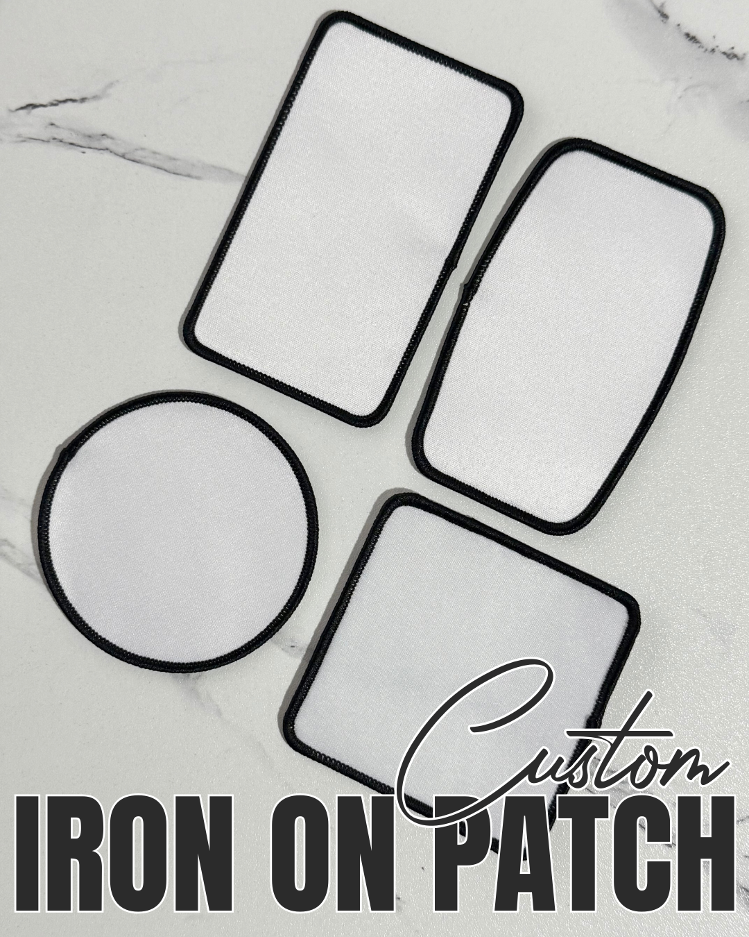 CUSTOM 2.5x4" Iron On Patch | Personalized Iron-On or Sew-On Patch | Create Your Own