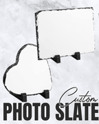 CUSTOM Photo Slate | Personalized Memory Stone | Stone Keepsake | Design Your Own Photo Slate