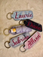 CUSTOM Chapstick Holder Keychain | Personalized Lip Balm Case | Design Your Own Keychain Accessory | Handmade Gift