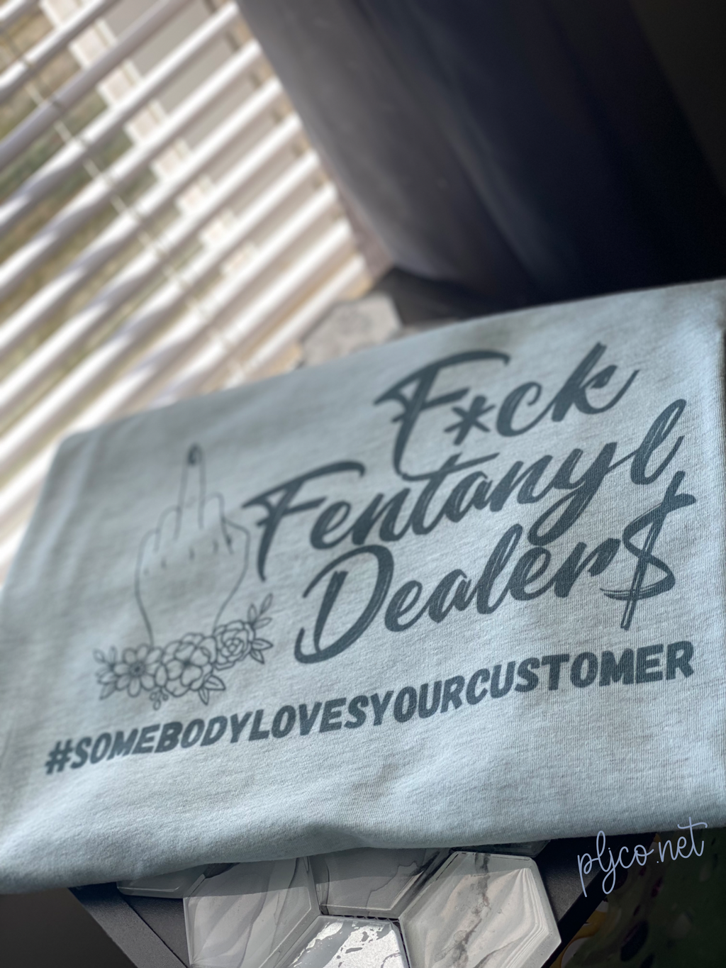 APPAREL FOR A CAUSE “F*ck Fentanyl Dealers” CUSTOM GRAPHC TEE