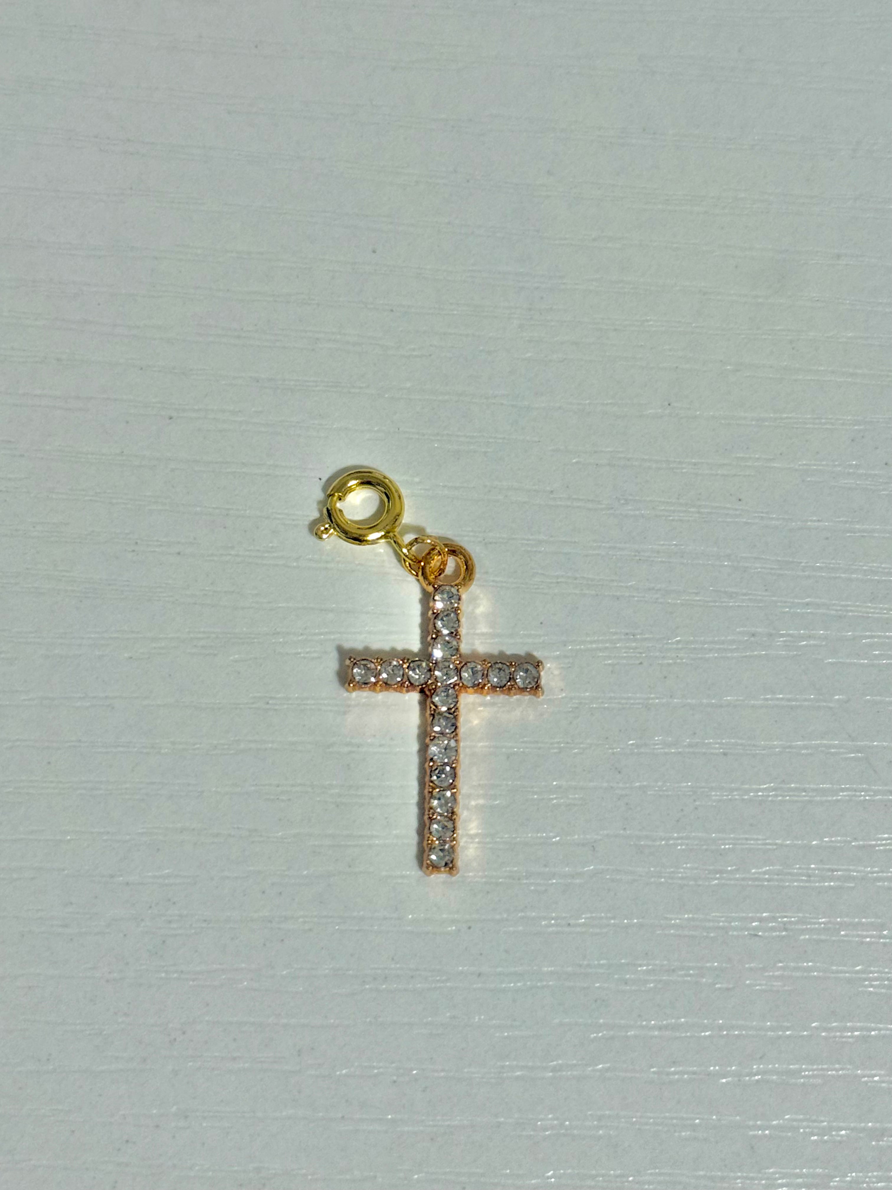 Gold Bling Cross